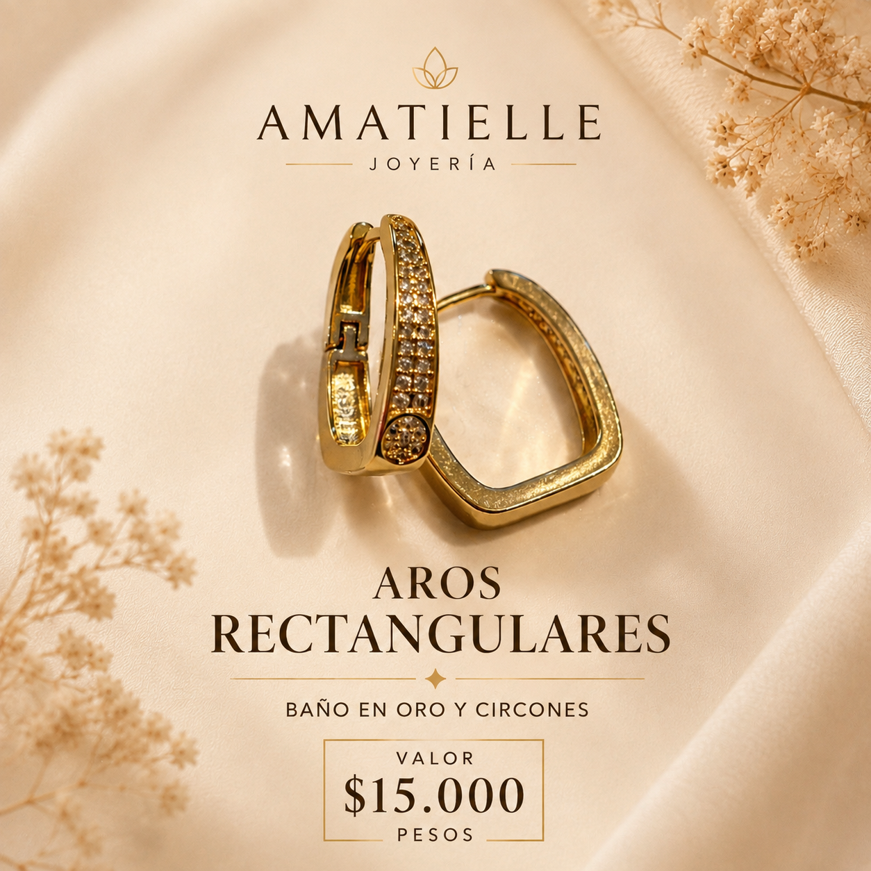 Aro rectangular y circones